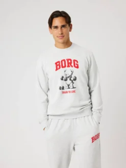 Borg Classic Print Sweatshirt
