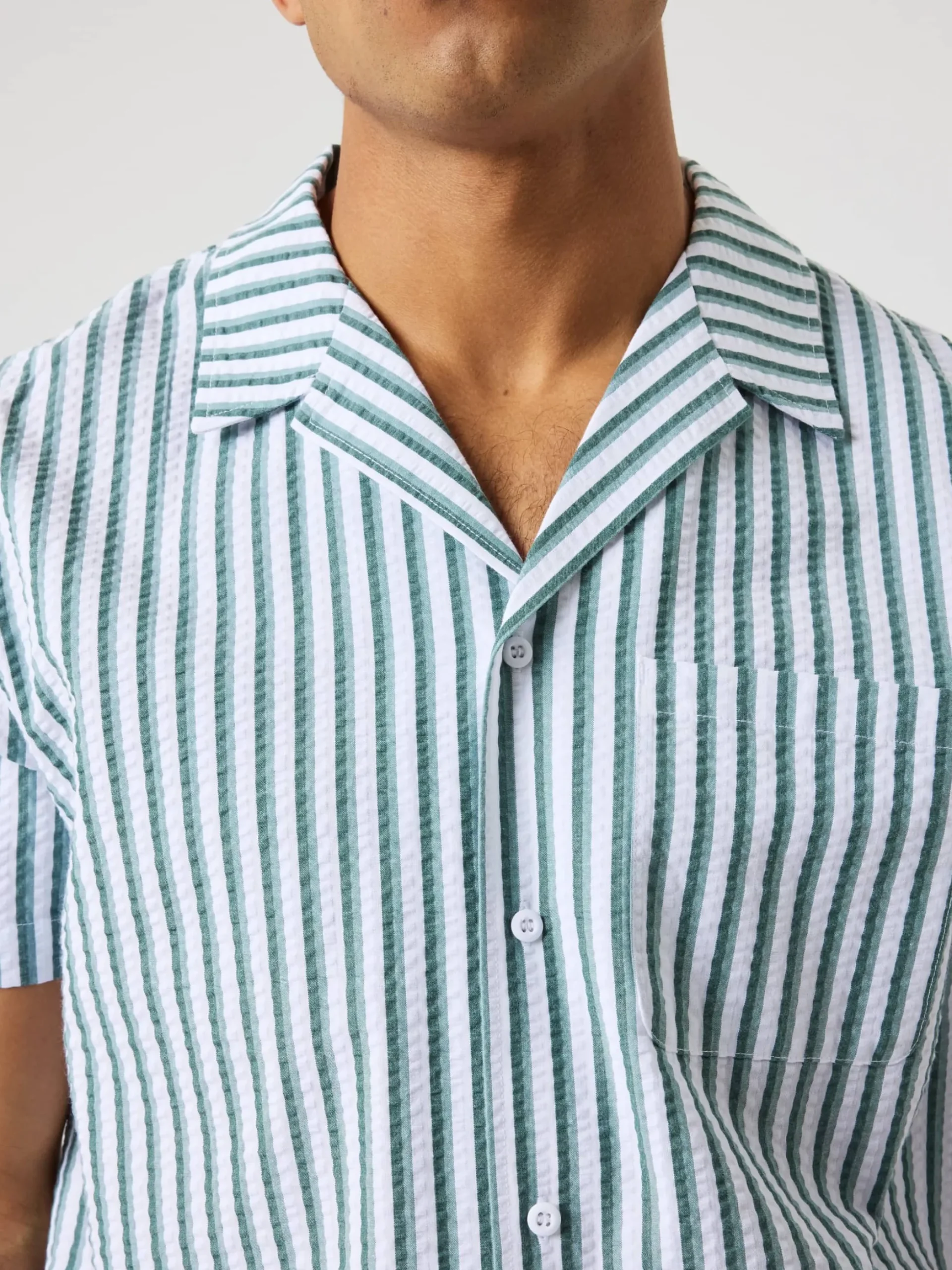 Borg Seersucker Resort Shirt